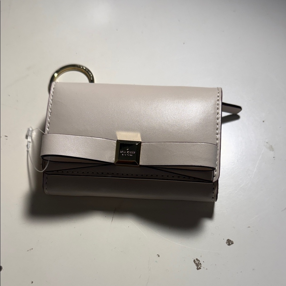 Kate Spade Cream Wallet with Bow Detail